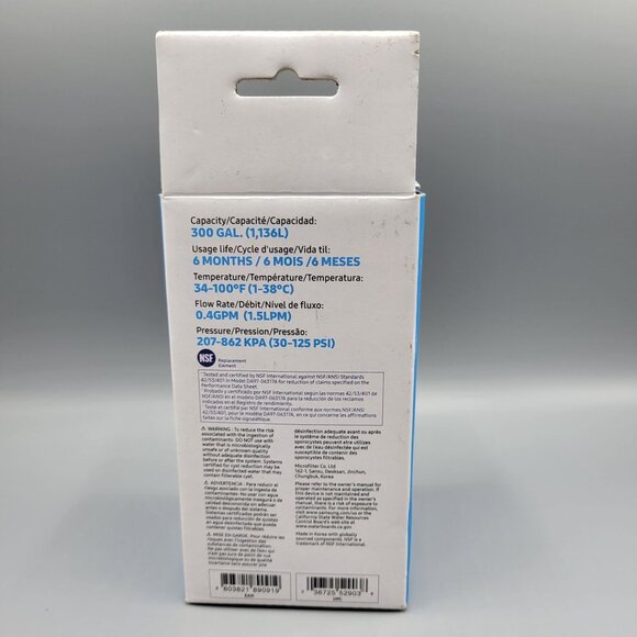 Samsung Water Filter DA29-00003G Ice & Water Refrigerator Genuine 1 PACK SEALED - Picture 8 of 11